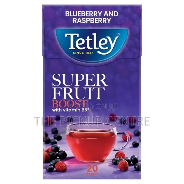 Tetley Super Fruits Boost Blueberry and Raspberry 20 Tea Bag · Photo 1