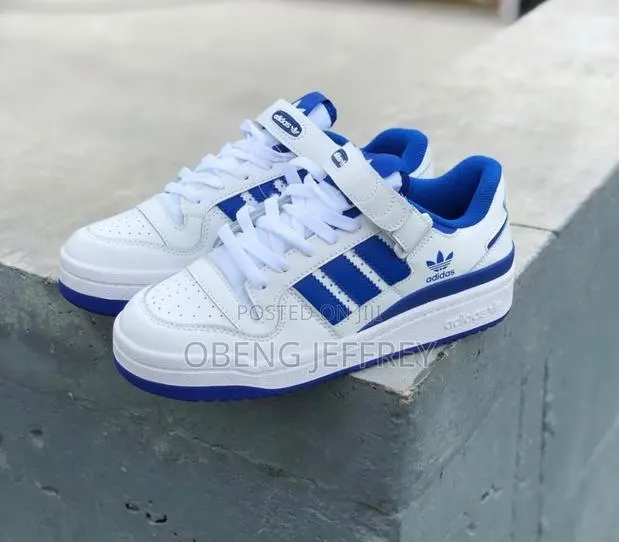Original Adidas Forum White/Royal Blue · Photo 1