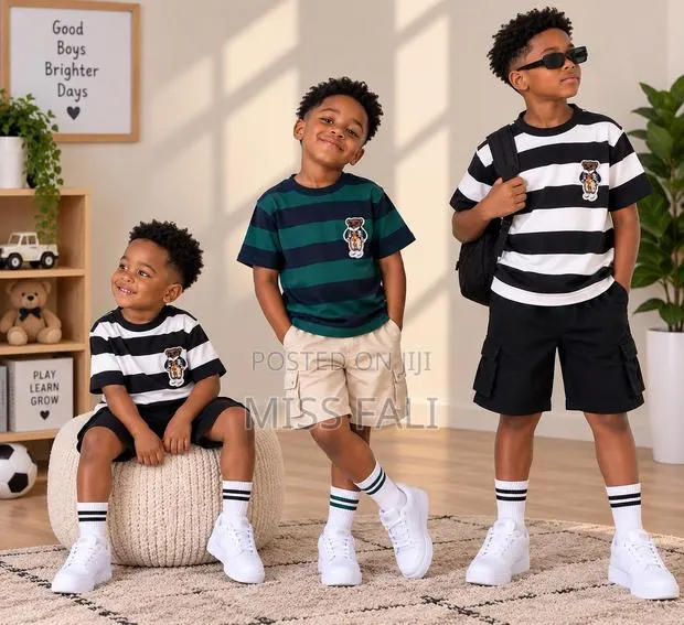 Little Bear Stripe Tee. 2-11Years · Photo 2