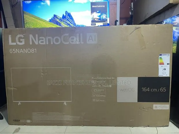 65nano81t6a Smart 65 Inche Nanocell LG Smart Uhd Pure Colours Uk TV · Photo 1