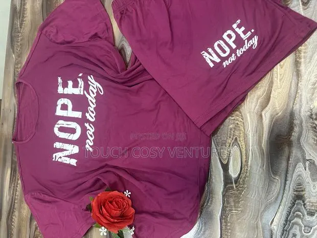Wine Designer Top and Short Sleepwear/ Walkabout · Photo 1