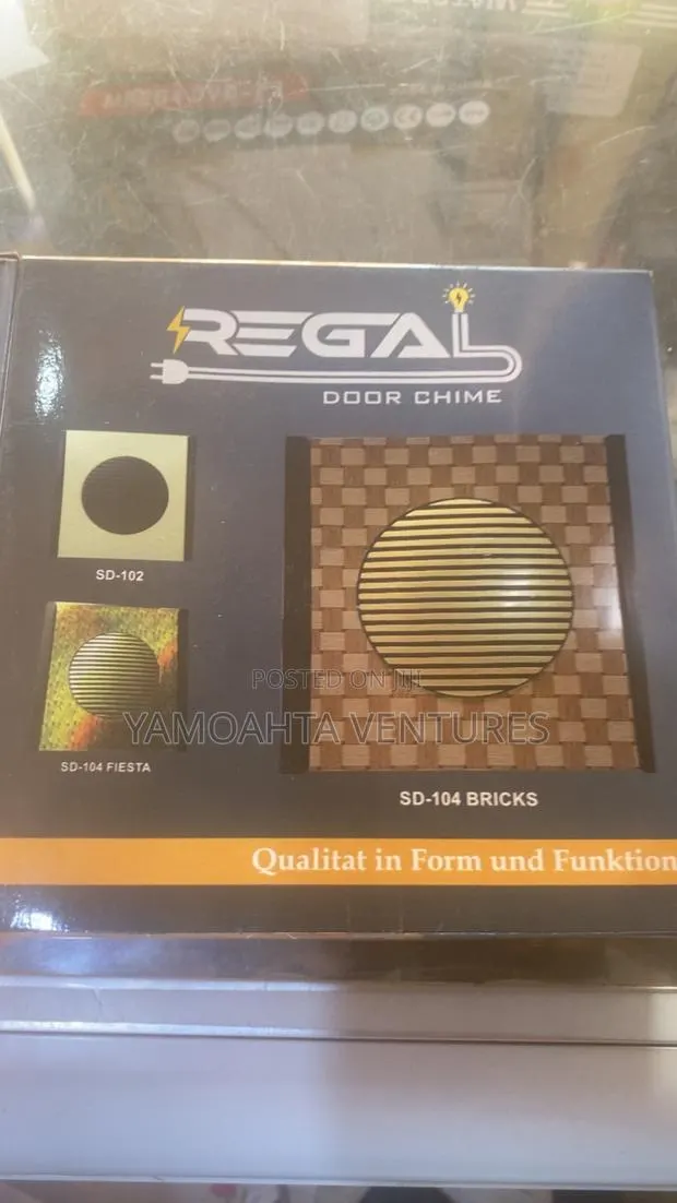 Regal Stereo Door Bell - Elegant White Design | Quality Chime · Photo 1