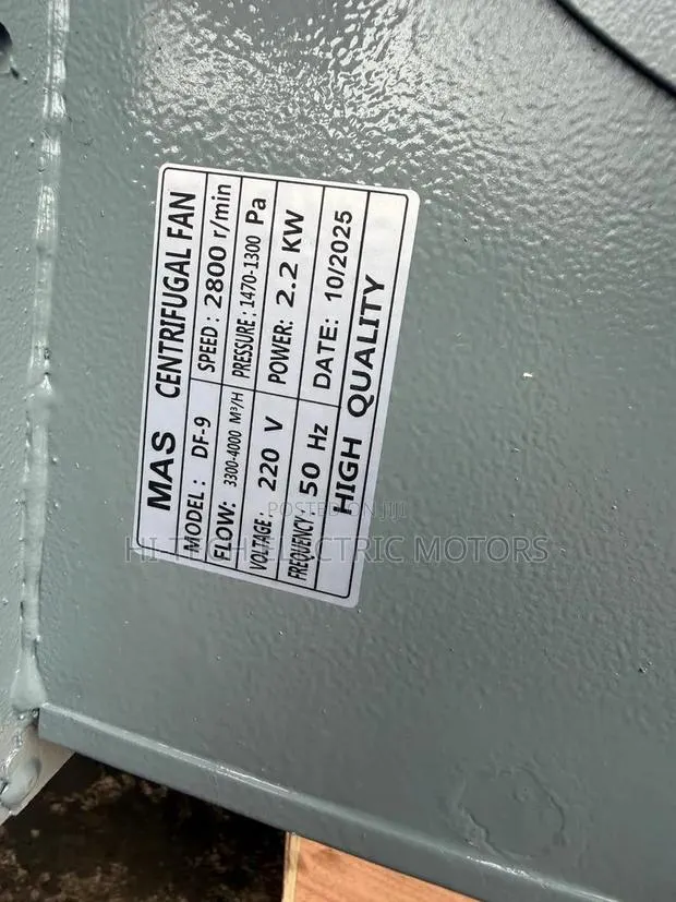 3HP Industrial Blower Fan for Drying, Ventilation & Furnace Air · Photo 3