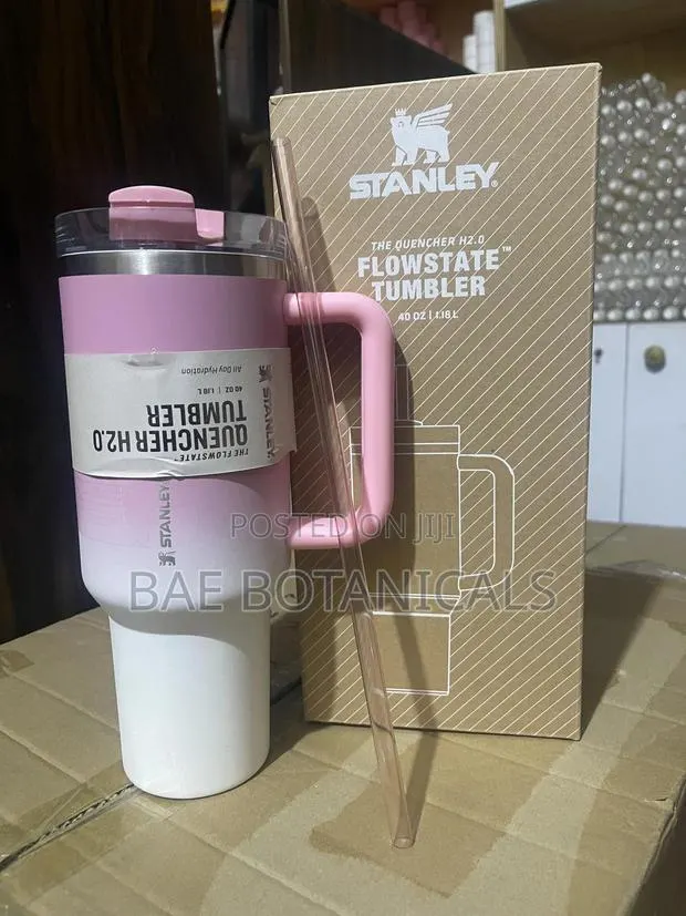 Stanley X Starbucks Cup Deluxe (Pink and Frosty White Ombre) · Photo 1