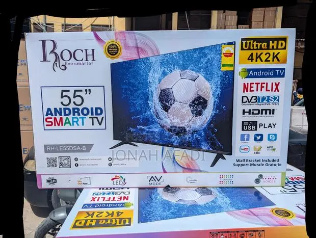 Roch 55′′ LED Smart Android UHD TV · Photo 1