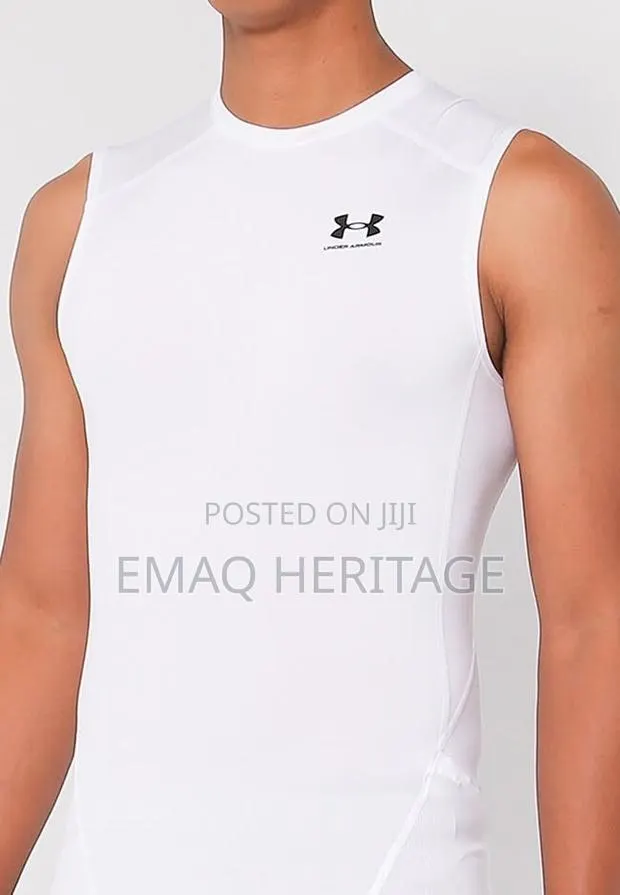 Under Armour Compression Muscle Tank - White · Photo 1