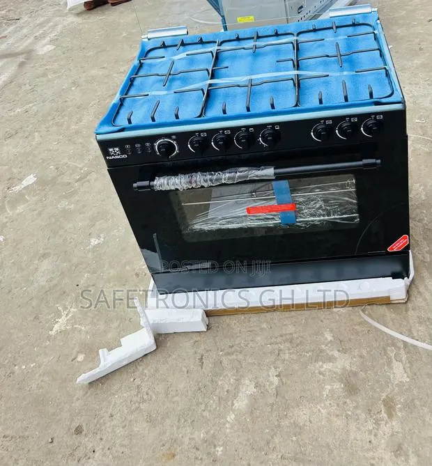 Essential Modern 5 Gas 60x90 Nasco Black Cooker · Photo 1