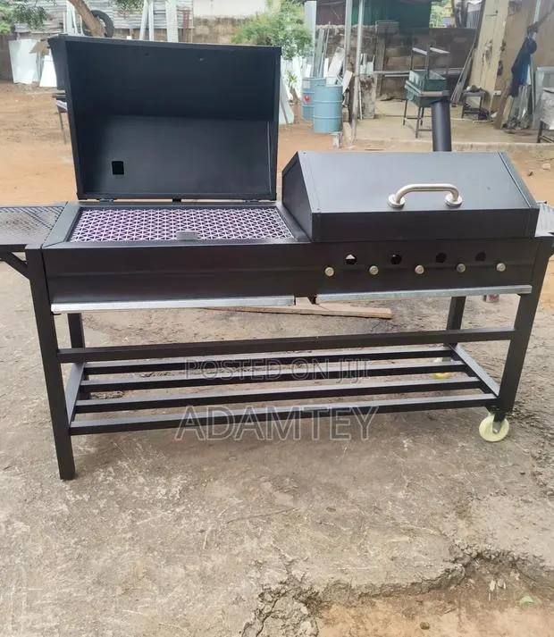 Double Grill Half Charcoal Have Gas · Photo 1