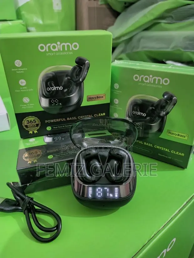 Oraimo Opensnap N2 Adaptive Volume Open-Ear True Wireless Earbuds · Photo 1