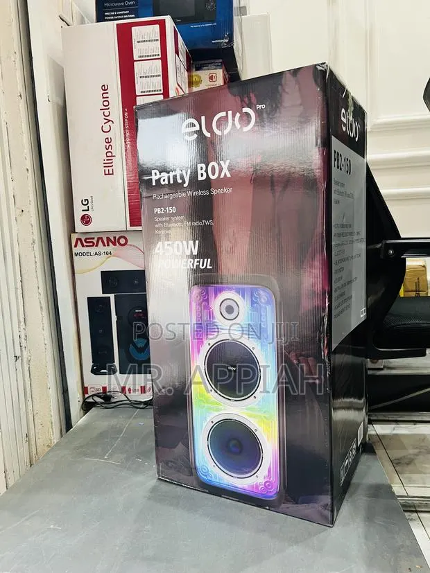 Brand New Eldo Pb2-150 Double 8" Wireless Bluetooth Speaker · Photo 1