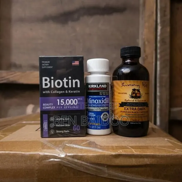 Kirkland Castor Oil Combo (Quick Hair Growth Results With Biotin) · Photo 1
