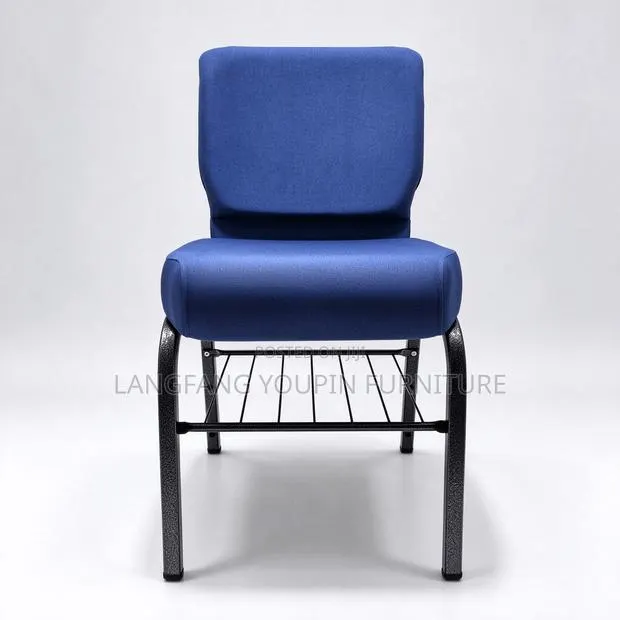 Padded Interlock Church Chair for Worship · Photo 1