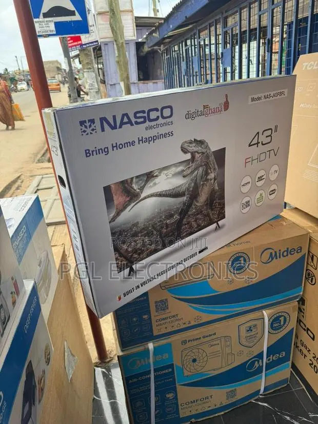 Nasco 43" Digital Satellite FHD Tv Nas-J43fbfl · Photo 1