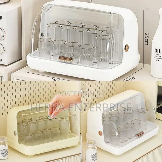 Dust Proof Cup Organizer and Drying Rack · Photo 1