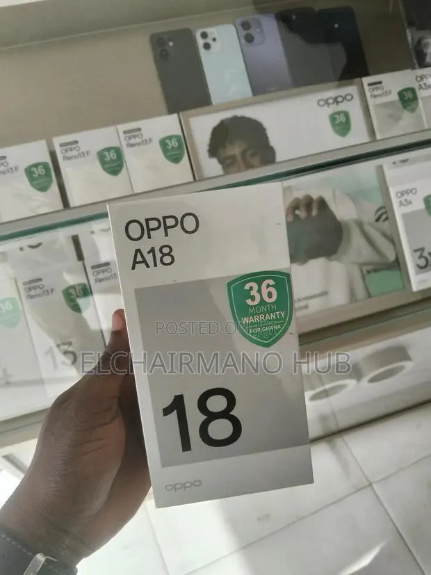 New Oppo A18 128 GB Black · Photo 1