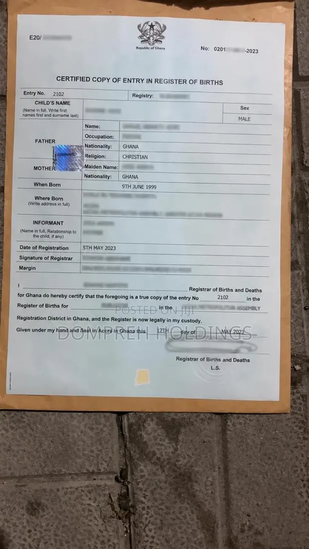 Birth Certificate Application Renewals · Photo 2