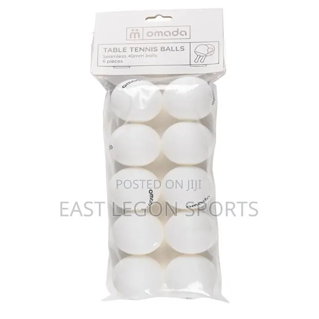 6 Original Pack Table Tennis Balls Tt · Photo 1