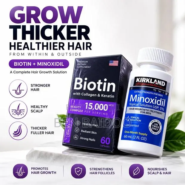 Kirkland Minoxidil Oil+Biotin (Stronger Hair Root) · Photo 1