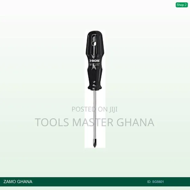 Screw Driver Phillips 3*80 Black Series - Sgs601 · Photo 1