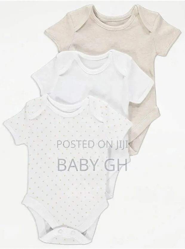 Neutral 3 Pack Bodysuits(Brown) · Photo 1