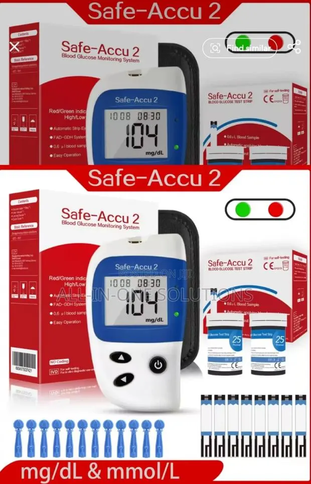 Sinocare Glucometer Machine With Strips · Photo 1