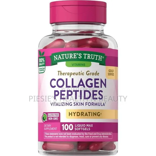 Nature’S Truth Collagen Beauty Supplement | 100 Liquid Max Softgels · Photo 1