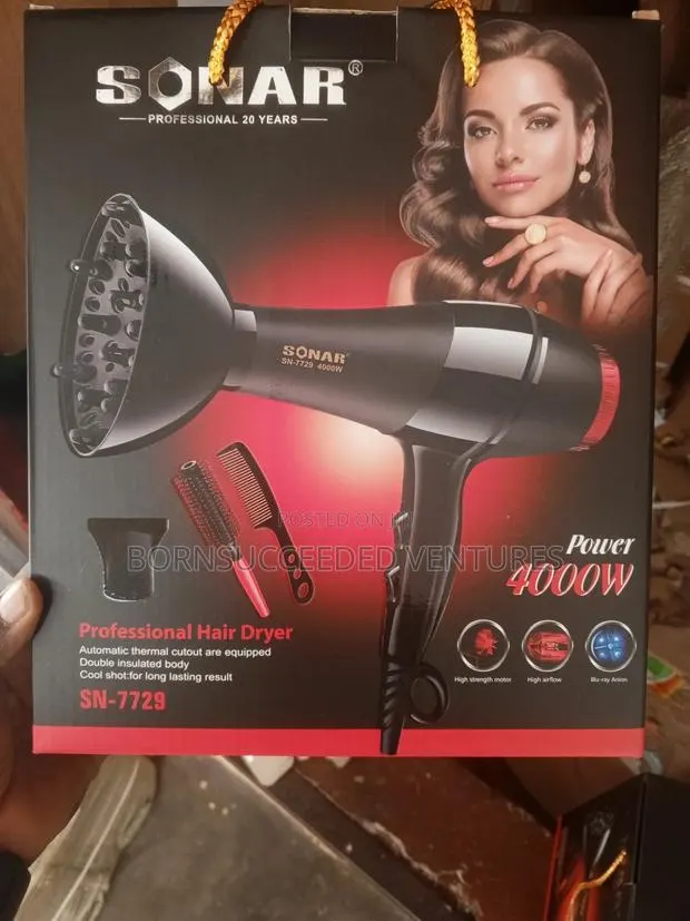 Professional Hair Dryer 4000watts · Photo 1