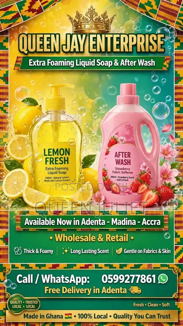 Queen Jay Liquid Soap and After Wash · Photo 1