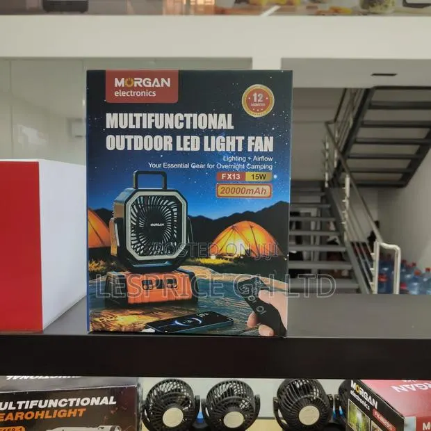 Classy High Grade Morgan 4-Speed Multipurpose Rechargeable Fan · Photo 1