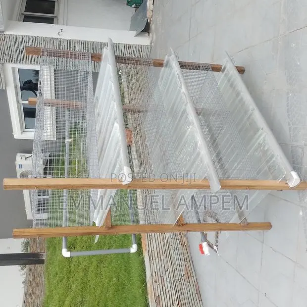6 Unit Galvanised Cage for Rabbits and Grasscutters · Photo 1