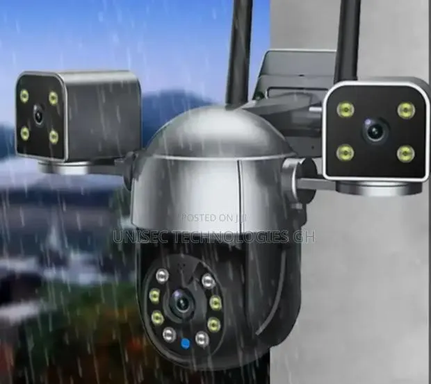 Waterproof Three Lens PTZ Wifi Camera · Photo 1
