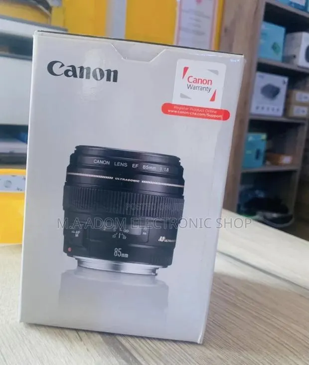 Original Canon EF 85mm Telephoto Lens for Canon SLR Cameras. · Photo 1