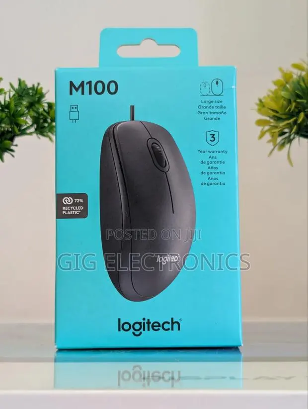 Logitech M100 Mouse - Black · Photo 1