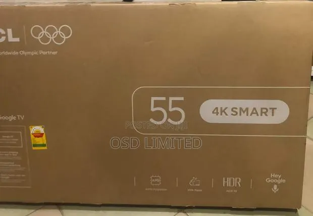 Elegant Frameless: TCL 55" Metallic Bezel-Less Tv · Photo 1