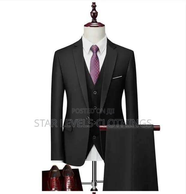 Elegant Black and Gray Suit for Office, Graduation Etc · Photo 1