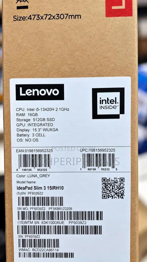 New Laptop Lenovo Ideapad 3 16GB Intel Core i5 SSD 512GB · Photo 2