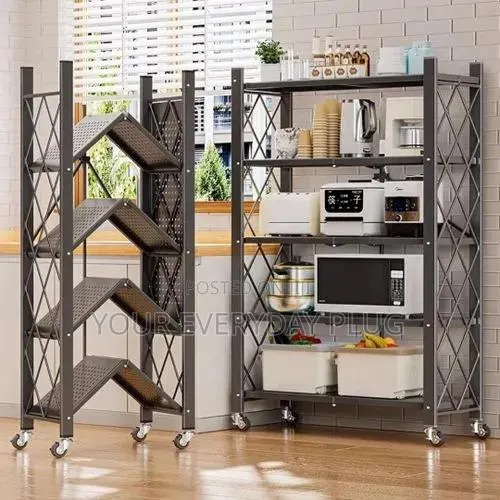 5 Tier Foldable Kitchen Rack · Photo 1