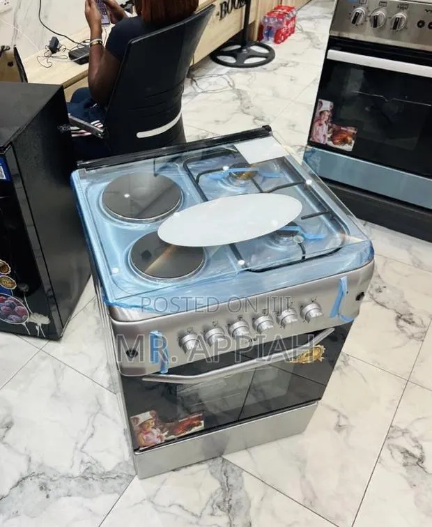 Durable Ferre 60x60cm 2 Gas + 2 Electric Cooker(Gray) · Photo 1