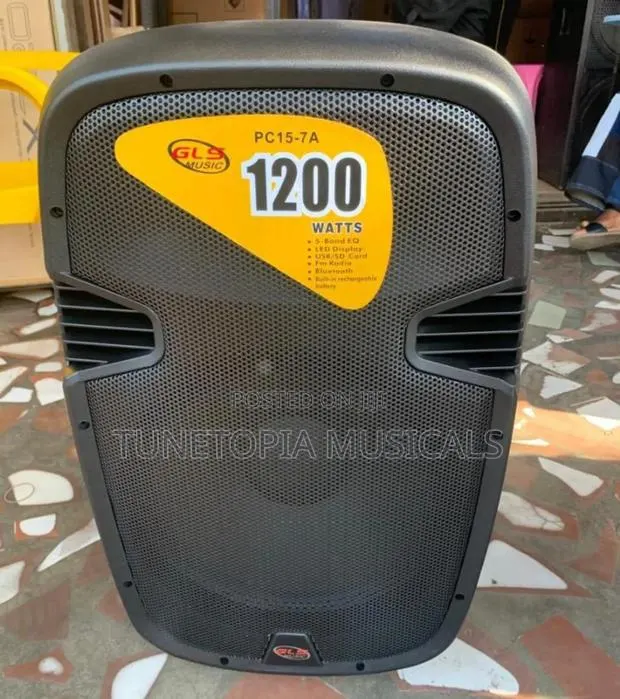 GLS Music Pc15-7a 15-Inch Rechargeable Portable Pa Speaker. · Photo 1