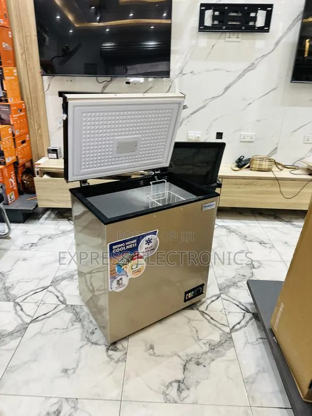 Spectacular Performance Chest Freezer Single Door 150l Nas-200fl Gold · Photo 1