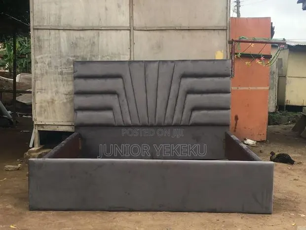 Queen Size Bed Frame in Gray Color Available