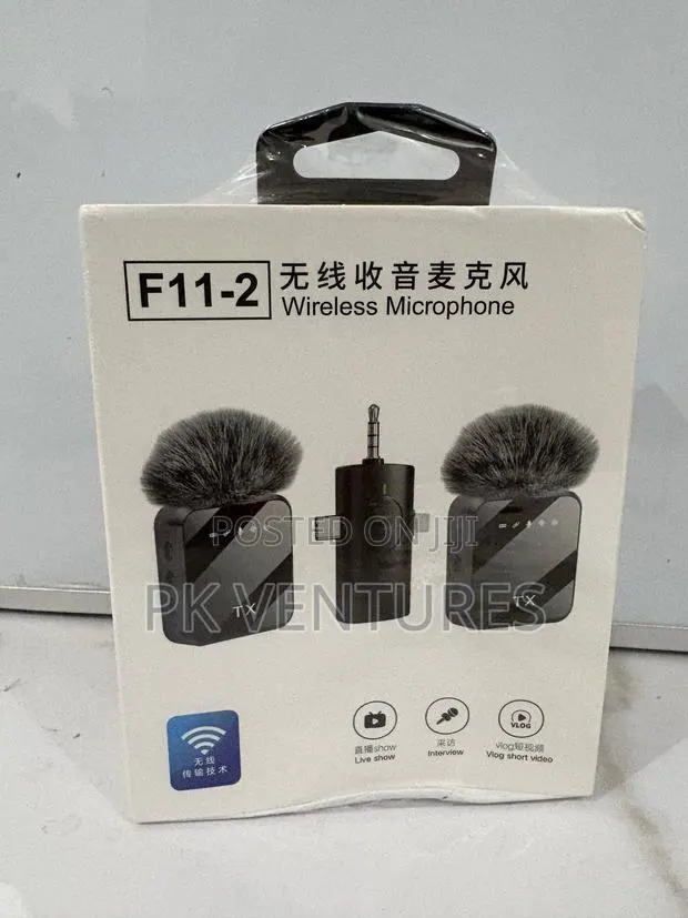 F11-2 Wireless Lavalier Microphone Set · Photo 1