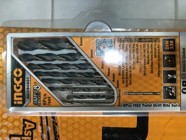 Ingco HSS Twist Drill (8pcs) · Photo 1