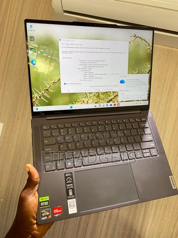 Laptop Lenovo Legion Pro 7 16GB AMD Ryzen 7 SSD 512GB · Photo 1