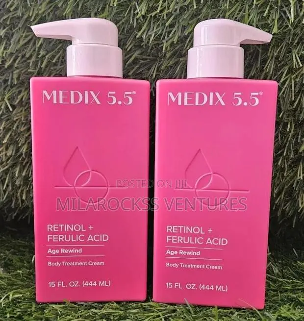 Medix 5.5 Retinol Ferulic Acid Body Treatment Cream. 444ml. · Photo 1