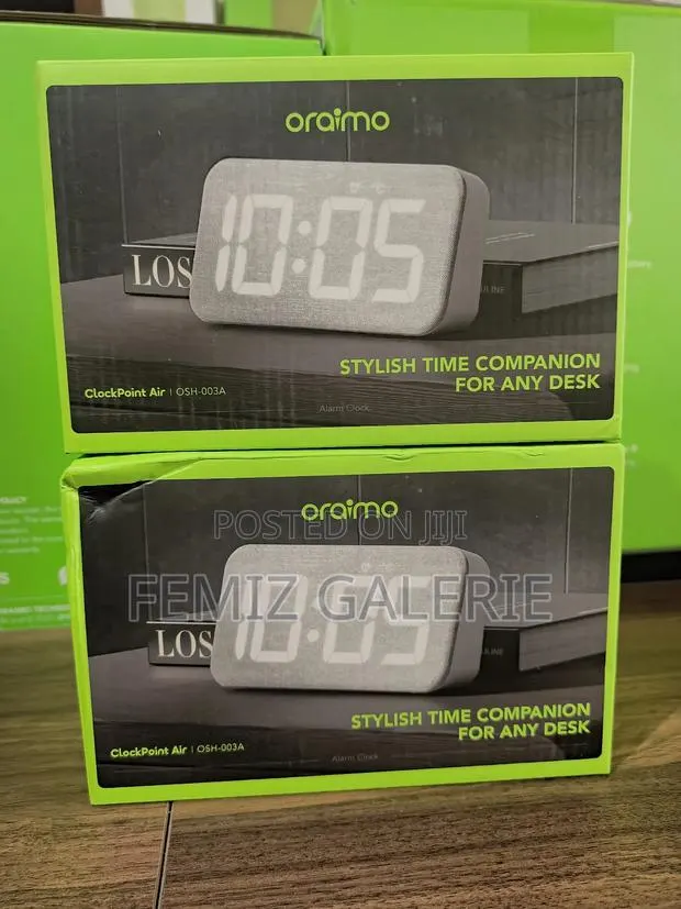 Oraimo Clockpoint Air Rechargeable Alarm Clock · Photo 1