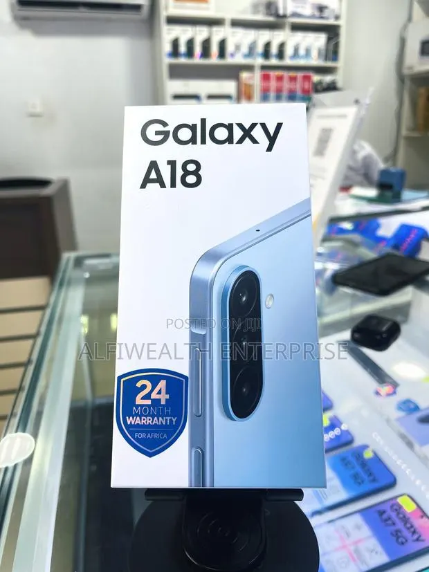 New Samsung Galaxy A18 128 GB Blue · Photo 1