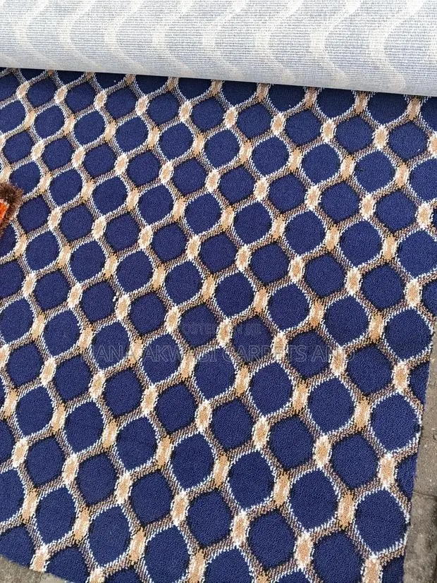 Design Darkblue Industrial Carpet for Conference Room · Photo 1