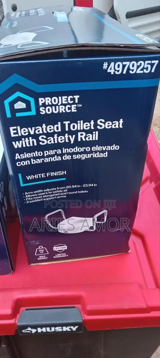Toilet Seat Riser With Arms · Photo 1