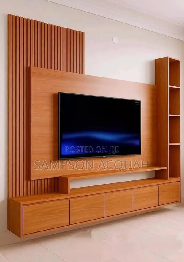 Tv Wall Mounts and Unit's Cabinets With Wall Panels · Photo 1